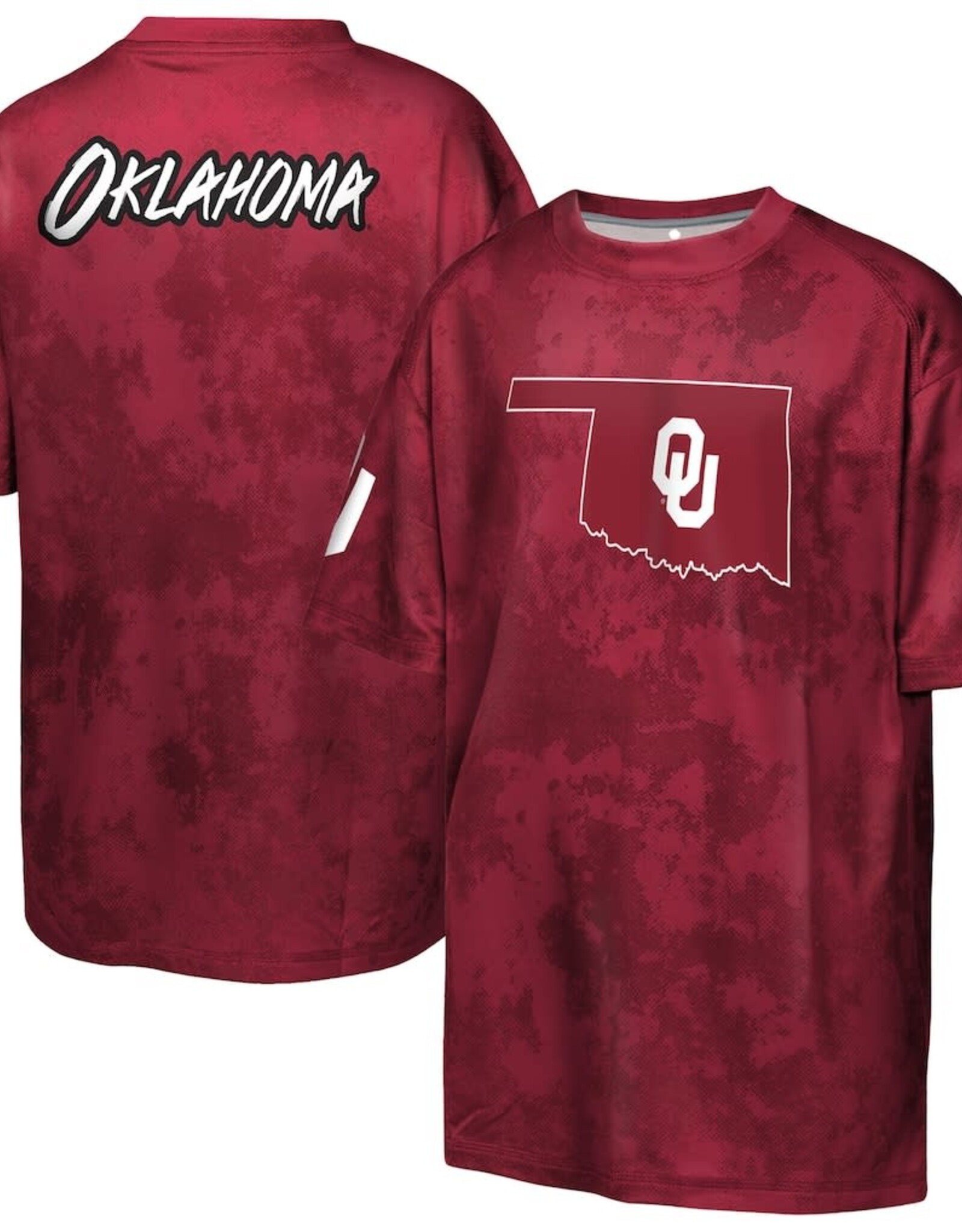 GEN2 Youth OU Off-Side Crimson Sublimated Tee
