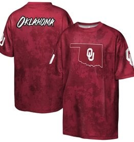 GEN2 Youth OU Off-Side Crimson Sublimated Tee