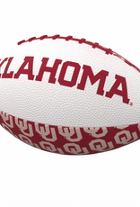 Logo Oklahoma Repeating Logo Mini-Size Rubber Football