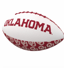 Logo Oklahoma Repeating Logo Mini-Size Rubber Football
