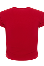 Hype & Vice Beaded OU Crimson Baby Tee