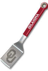 You The Fan OU Sooners Stainless Steel/Crimson  BBQ Spatula w/ Bottle Opener