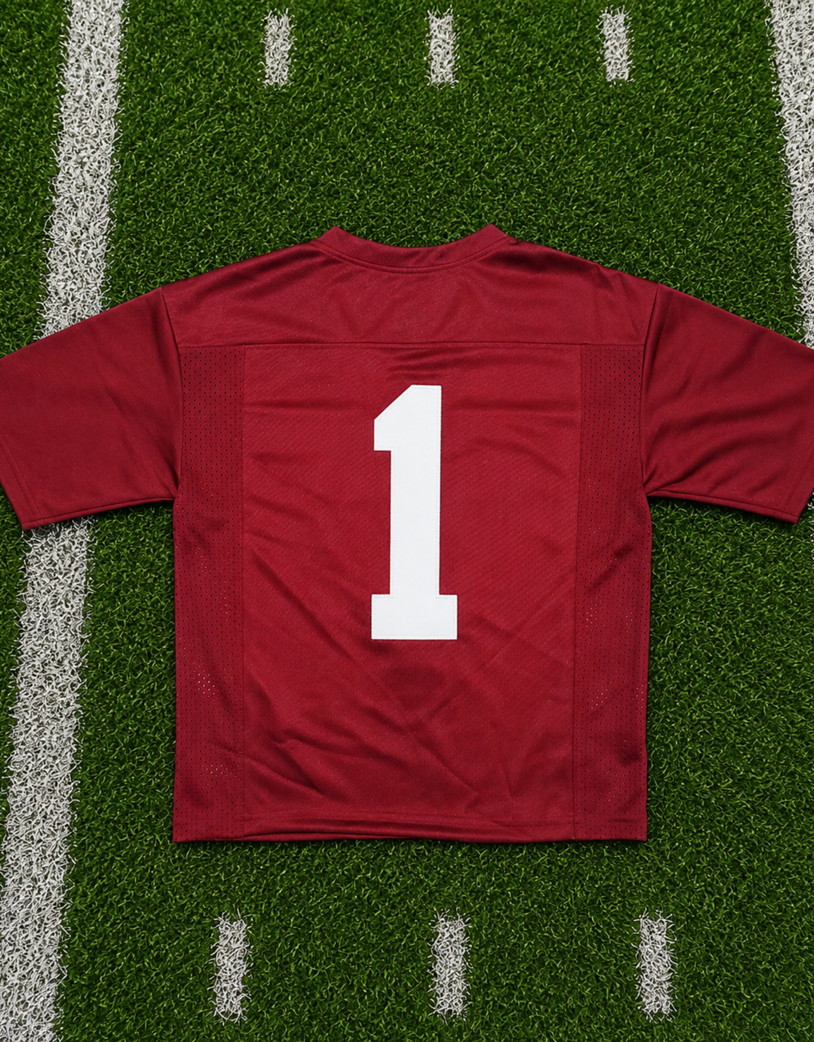 Little King Infant Crimson Sooners Twill Football Jersey