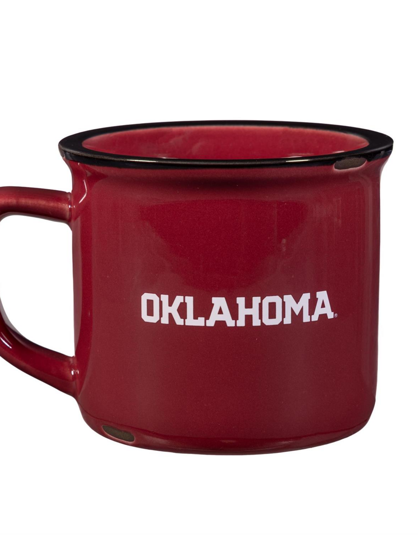 Evergreen OU Ceramic Rustic Camp Cup w/ Gift Box - 14oz