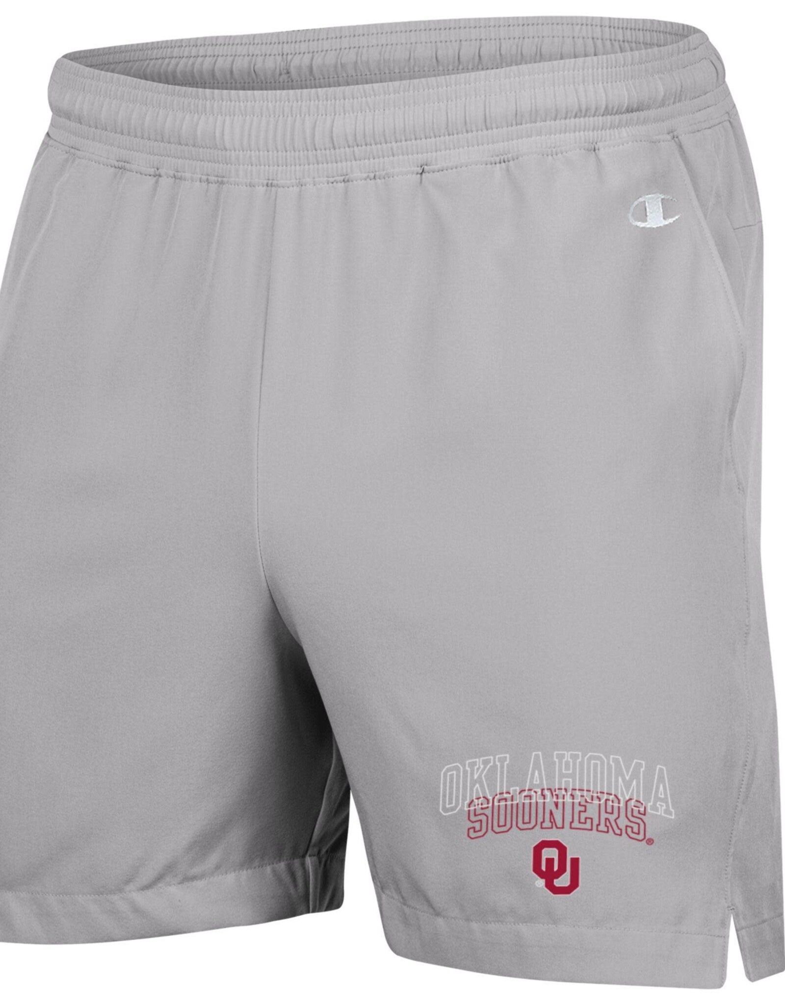 Champion Men's Champion Grey Over Logo 5" Shorts