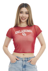 ZooZatz Women's OU Mesh Baby Tee