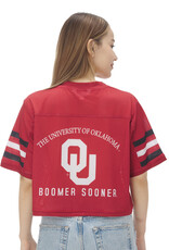 ZooZatz Oklahoma Cropped Mesh Jersey Tee