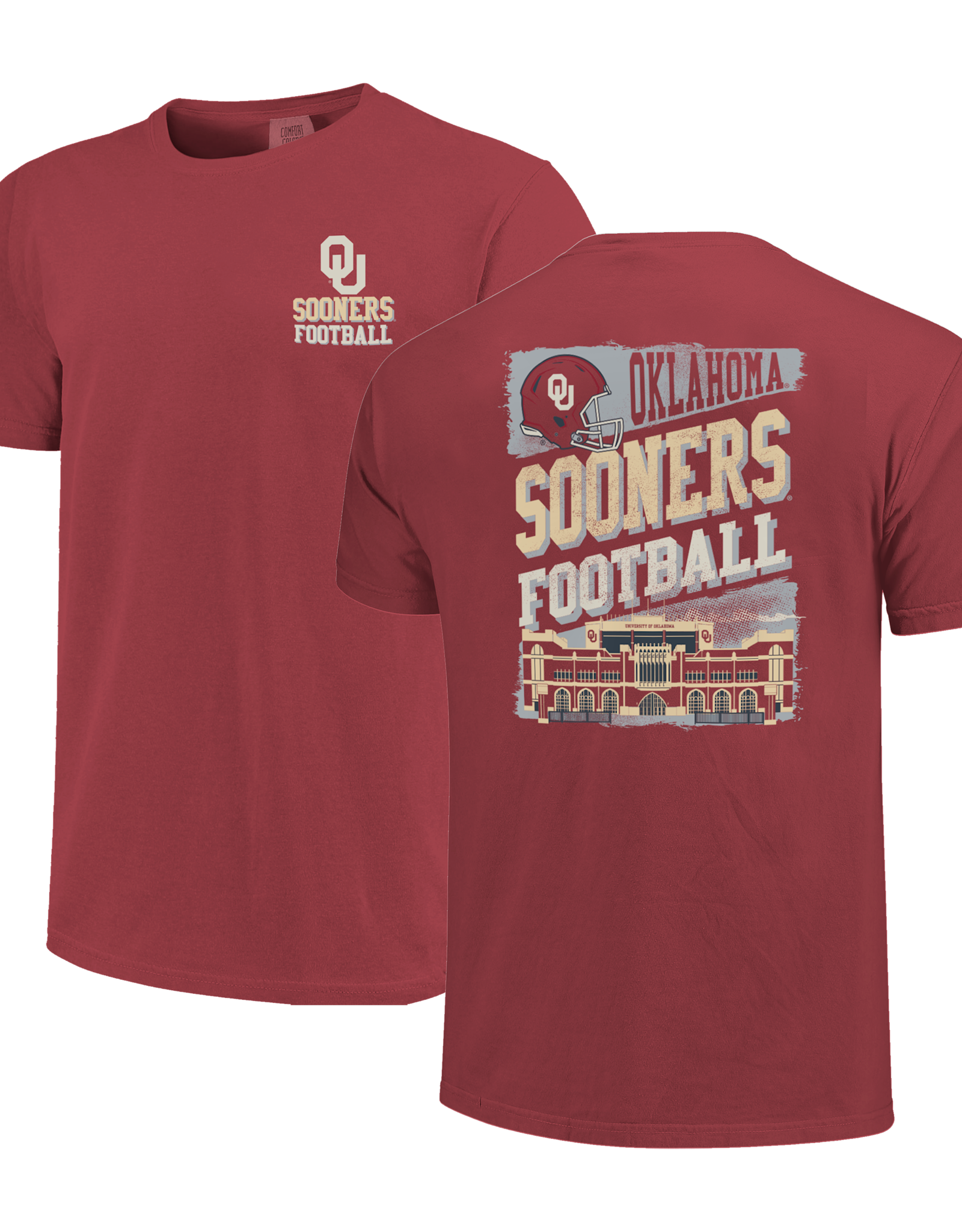 Image One Sooner Football Stadium Slant T-shirt