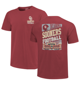 Image One Sooner Football Stadium Slant T-shirt