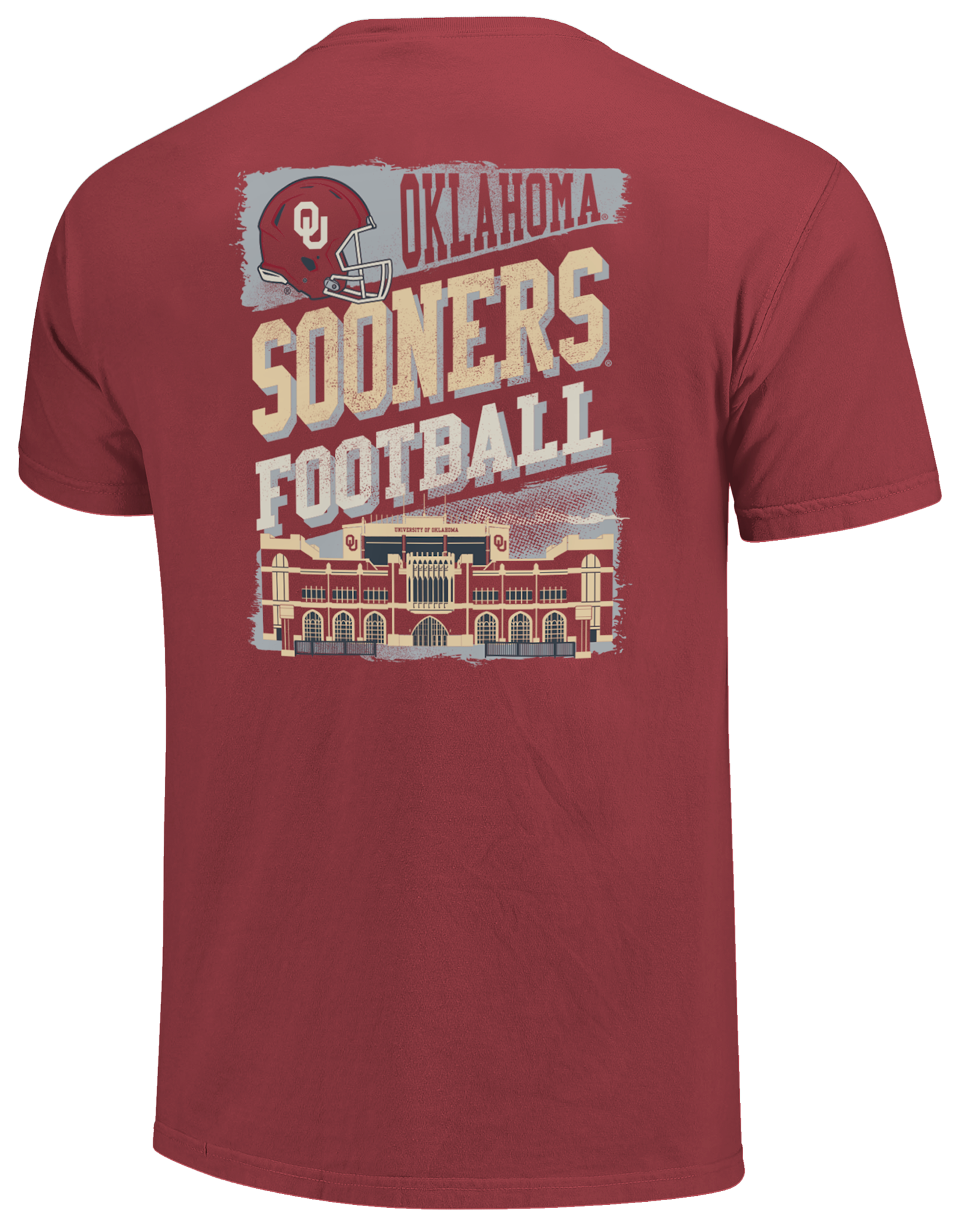 Image One Sooner Football Stadium Slant T-shirt