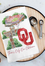 Valiant Gifts Oklahoma Landmark Tea Towel