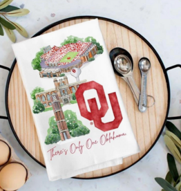 Valiant Gifts Oklahoma Landmark Tea Towel