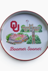 Valiant Gifts Oklahoma Landmark Round Tray