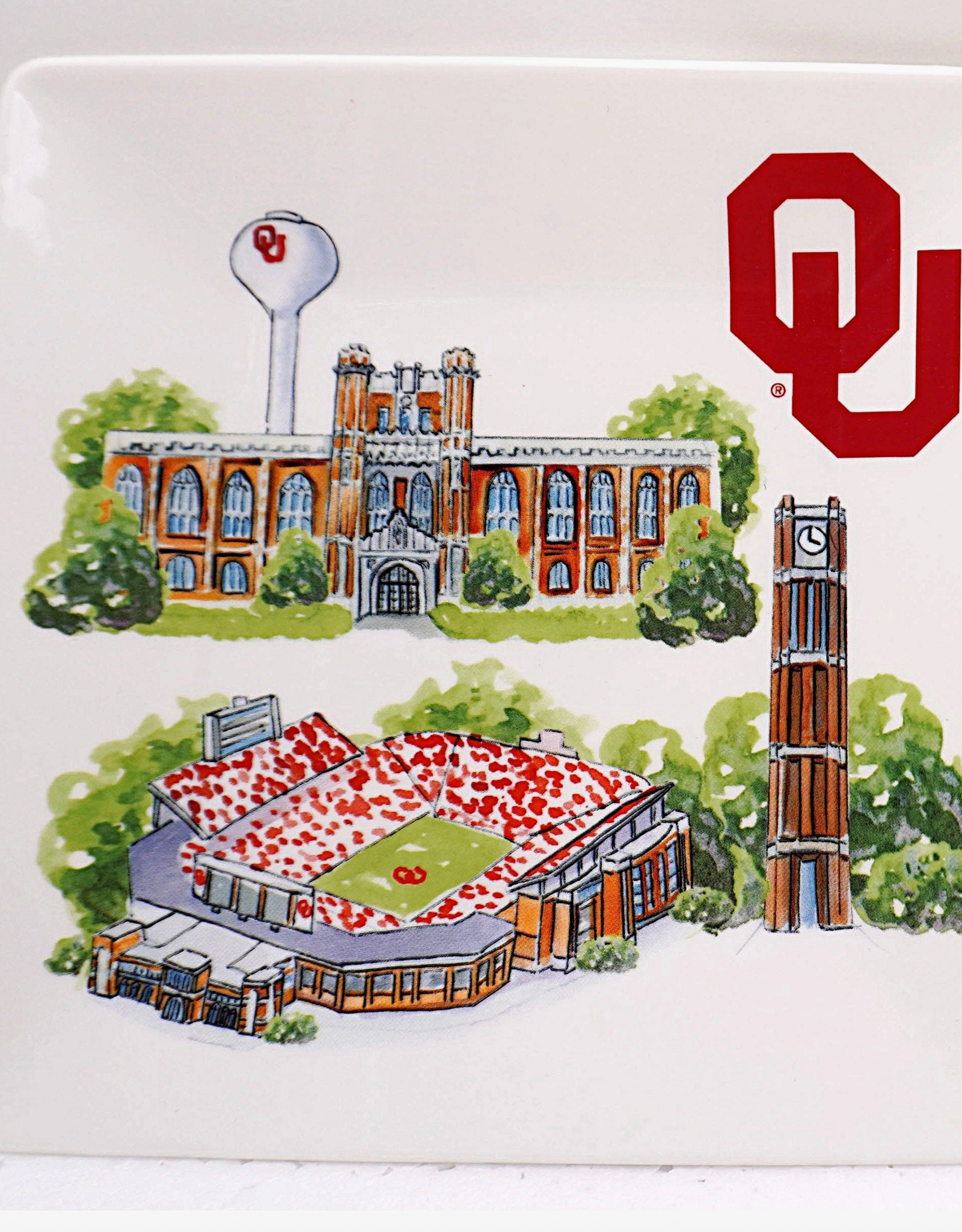 Valiant Gifts Oklahoma Landmark Ceramic Tray