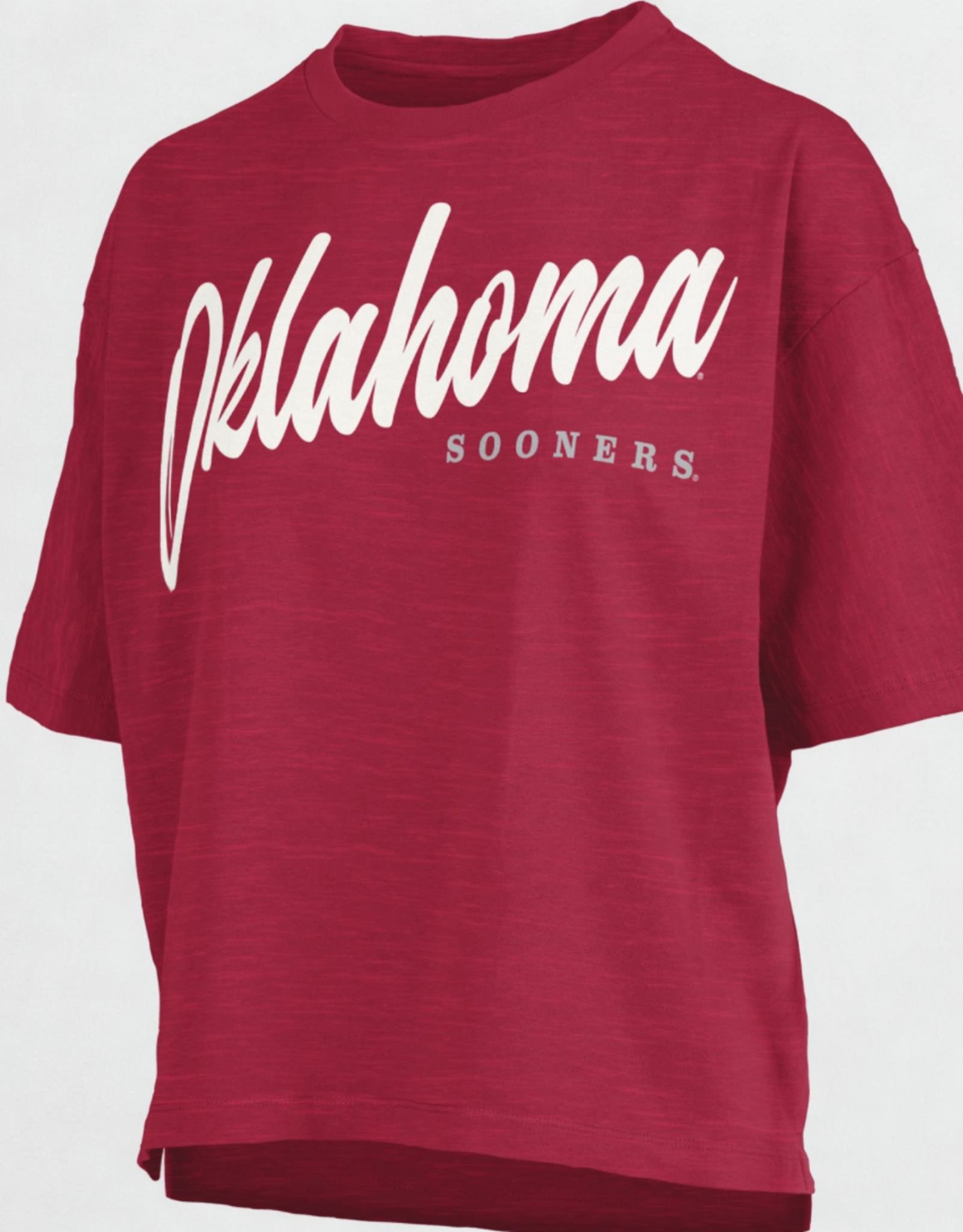 Pressbox Pressbox Oklahoma Hometeam SS Crew Slub Top