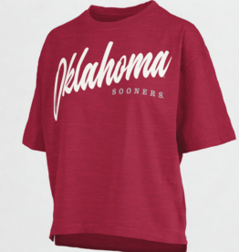 Pressbox Pressbox Oklahoma Hometeam SS Crew Slub Top