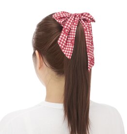 ZooZatz OU Gingham Extra Credit Bow Scrunchie