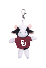 Jardine Cow With OU Tee Bag Charm