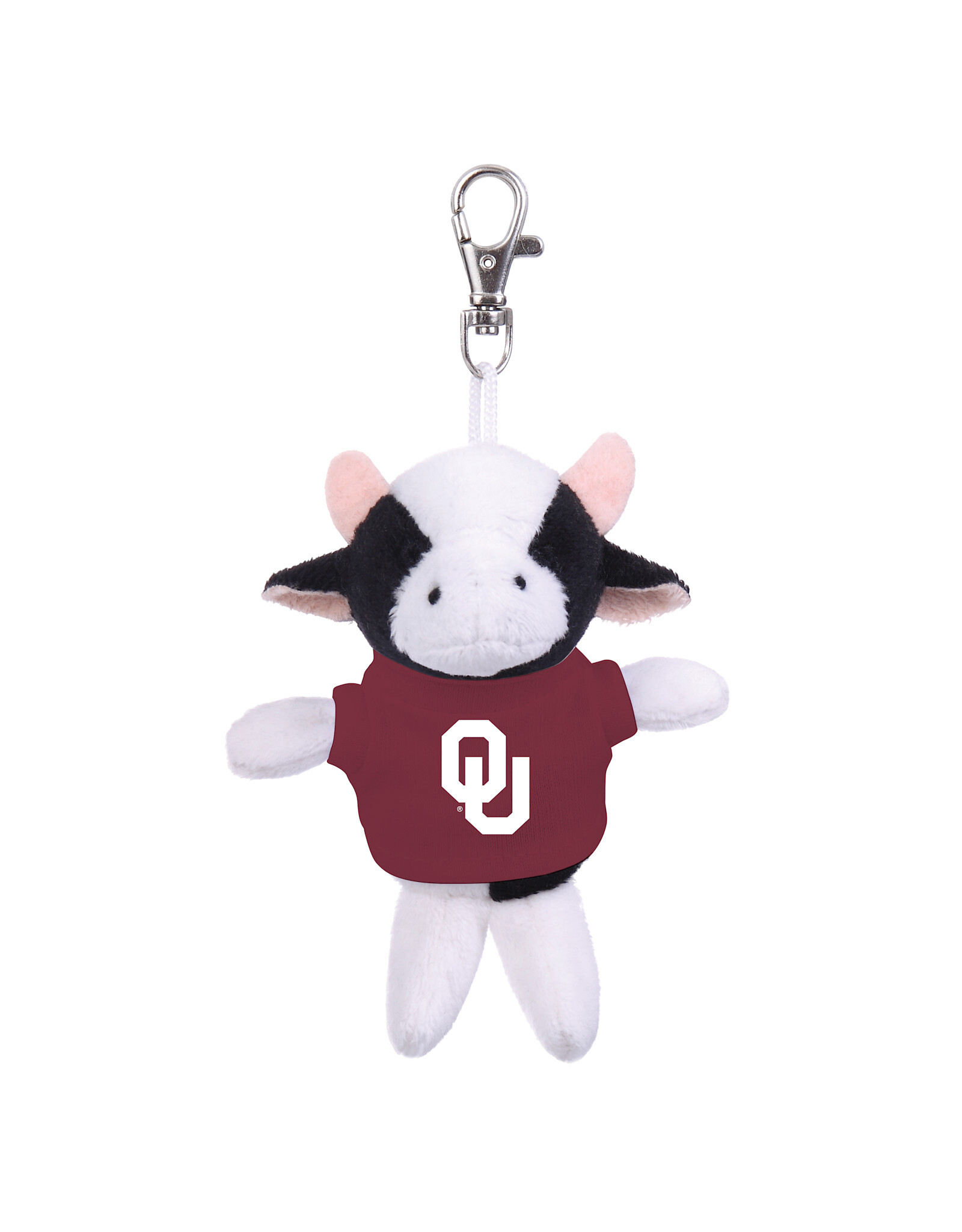 Jardine Cow With OU Tee Bag Charm