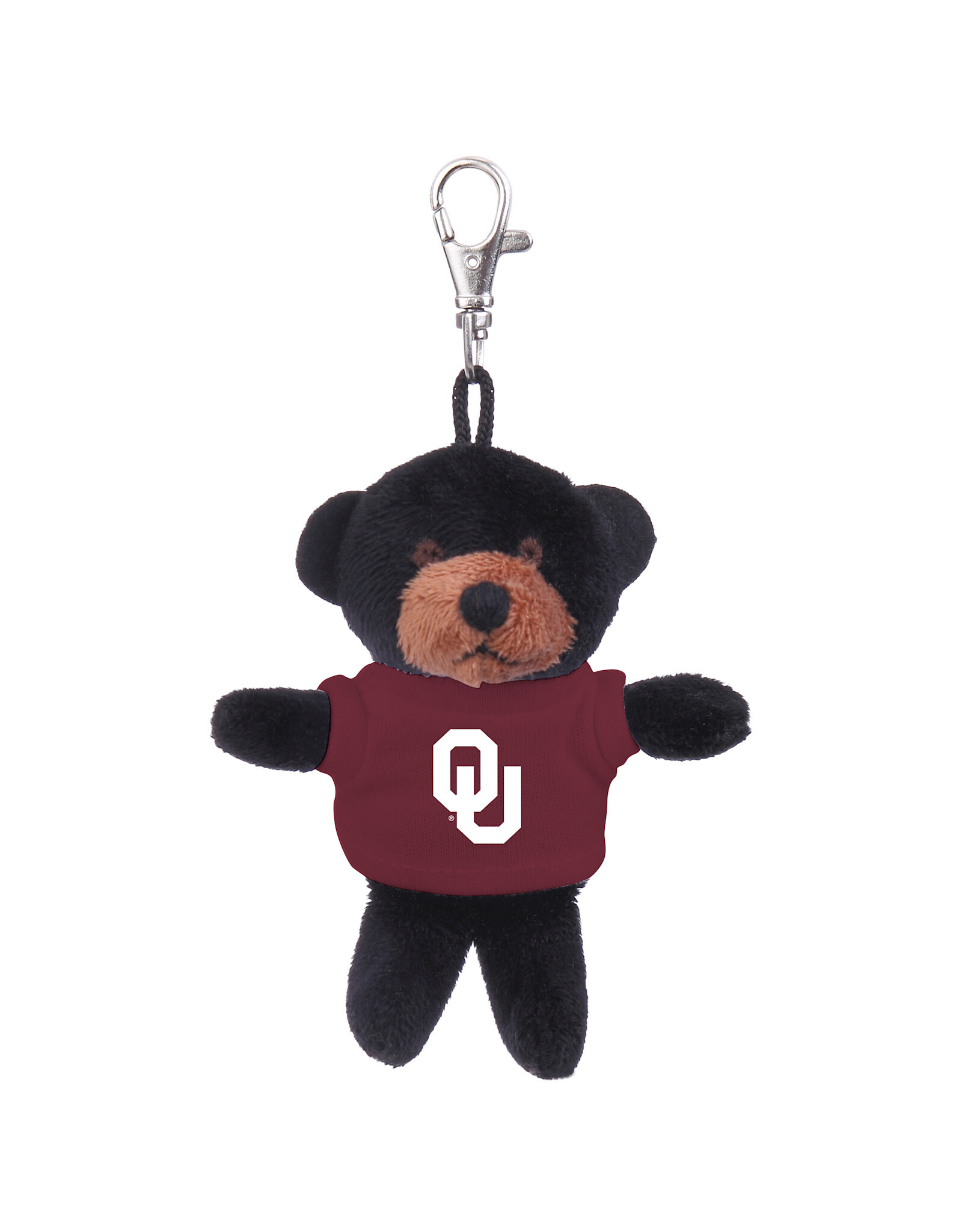 Jardine Black Bear With OU Tee Bag Charm