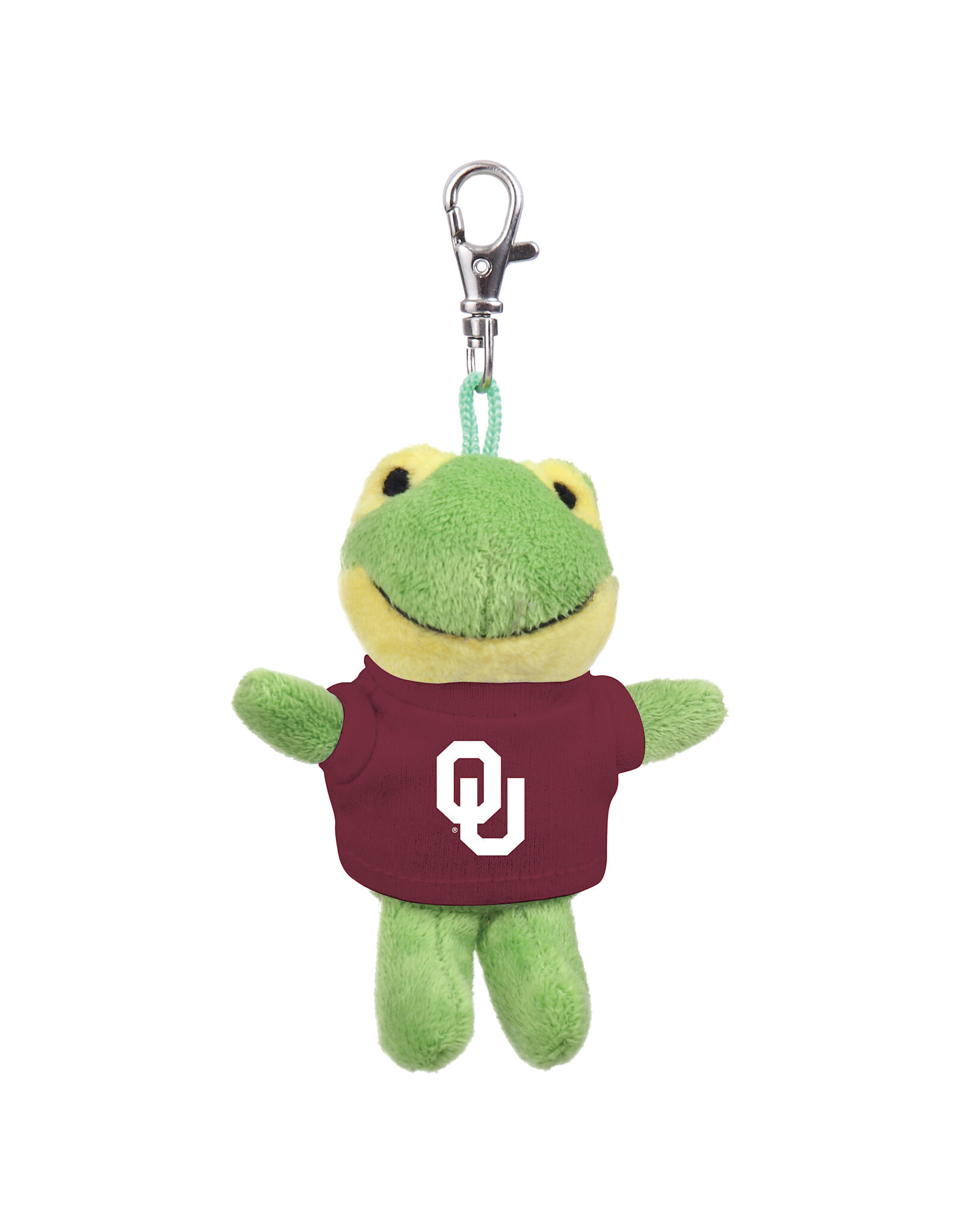 Jardine Frog With OU Tee Bag Charm