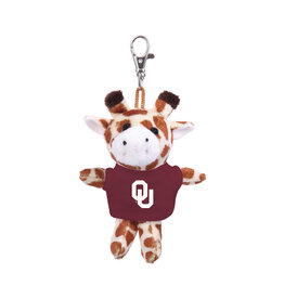 Jardine Giraffe With OU Tee Bag Charm