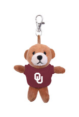 Jardine Mocha Bear With OU Tee Bag Charm