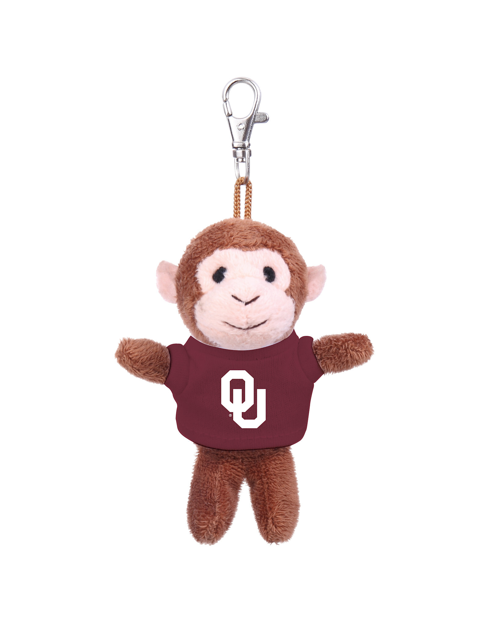 Jardine Monkey With OU Tee Bag Charm