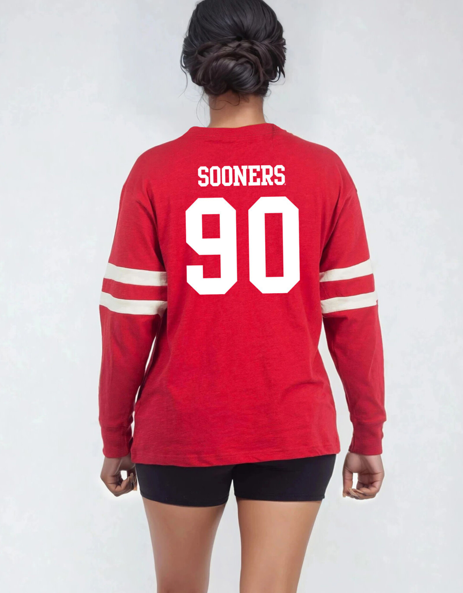 Chicka-d Women's Varsity Long Sleeve Tee