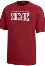 Champion Youth Champion Crimson Cotton Sooners OU Tee