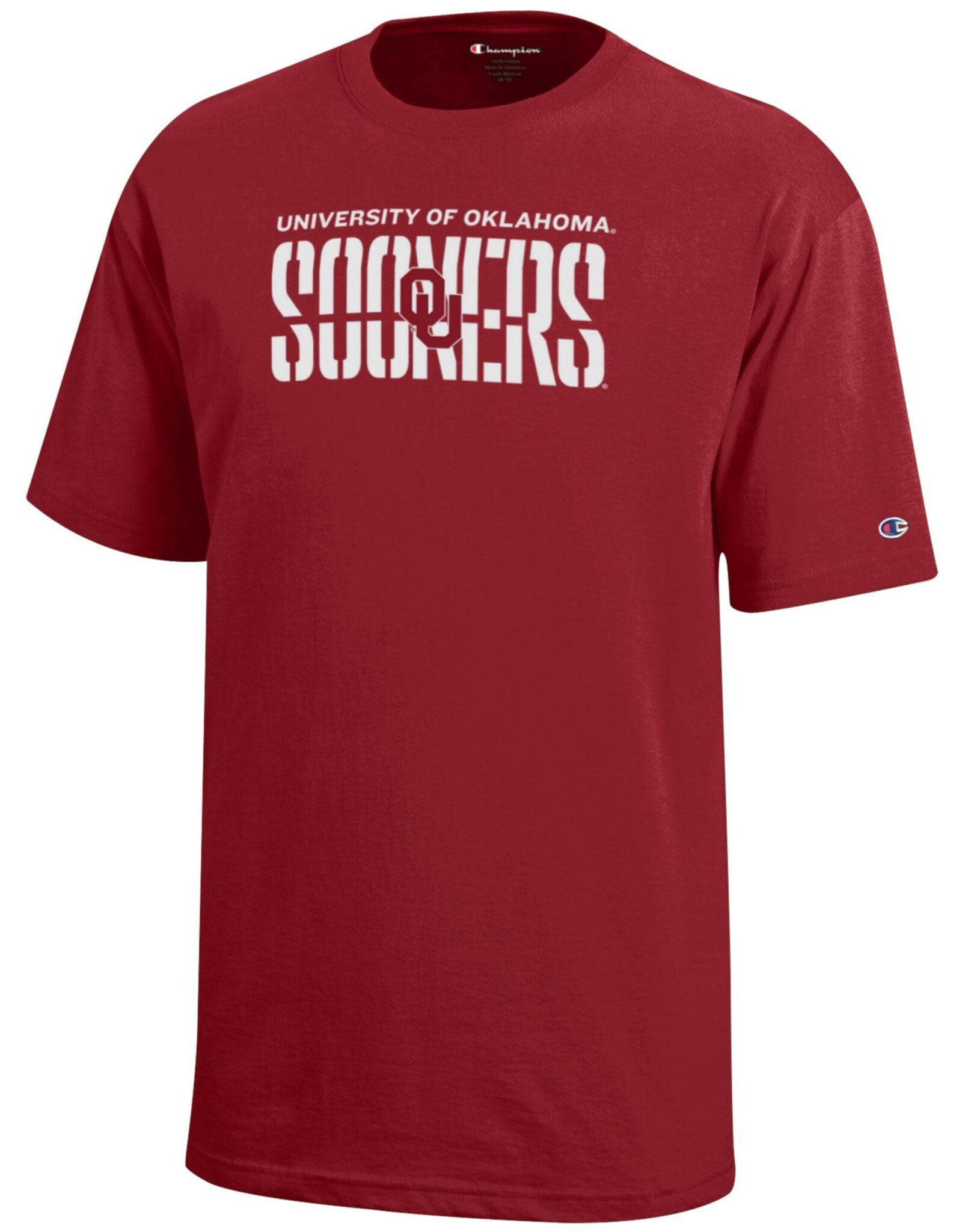 Champion Youth Champion Crimson Cotton Sooners OU Tee