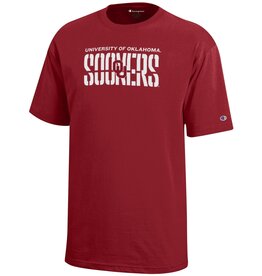 Champion Youth Champion Crimson Cotton Sooners OU Tee