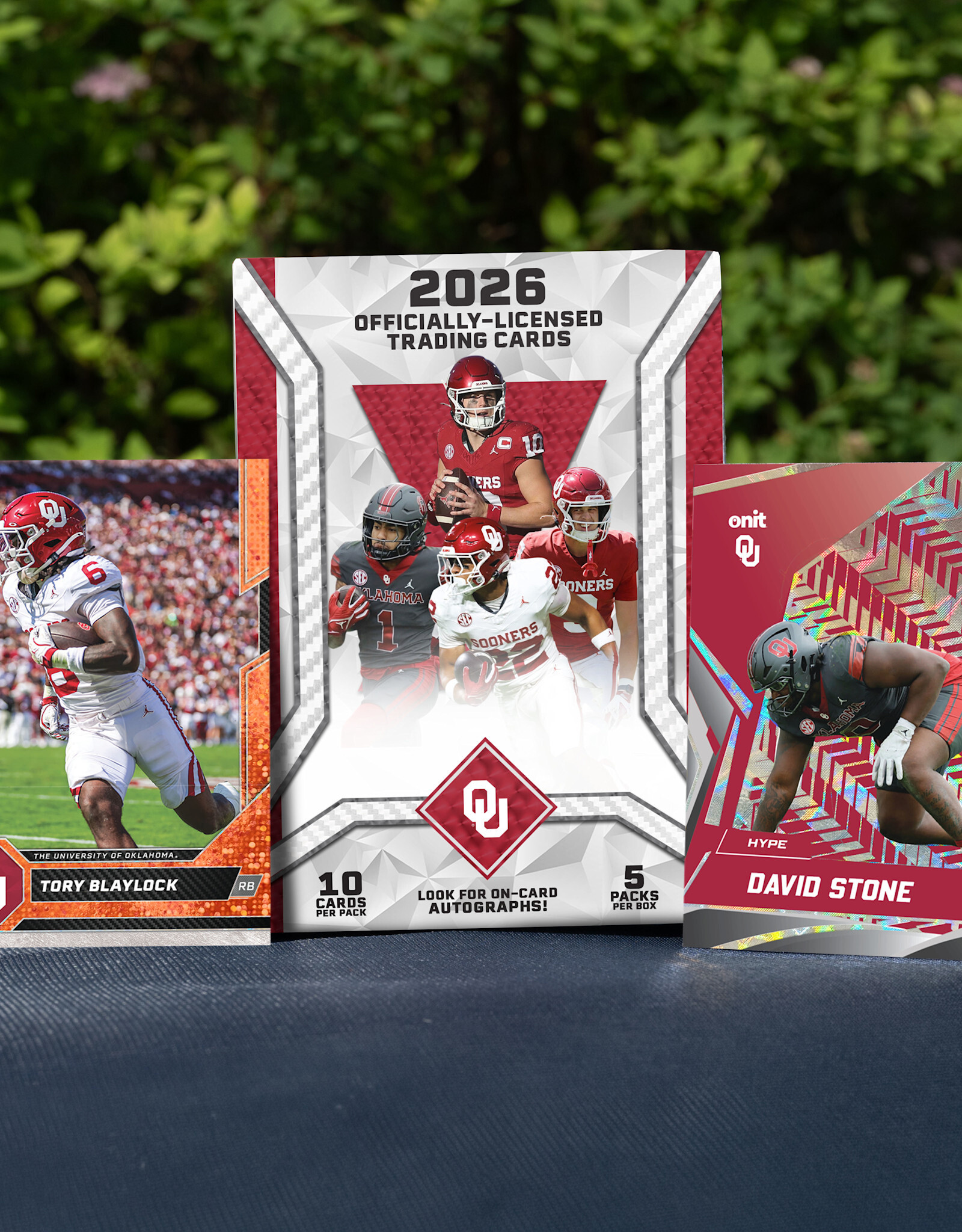 Onit onit Sooner Football Trading Cards Blaster Box (50 card pack)