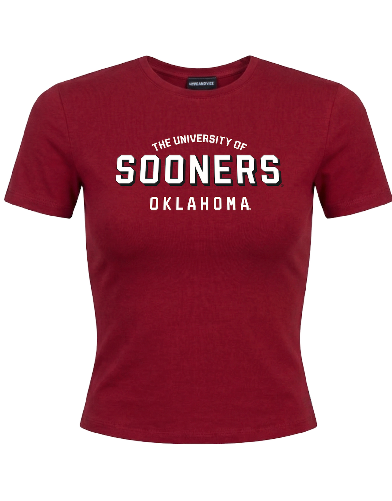 Hype & Vice University of OK Cotton Jersey Tee