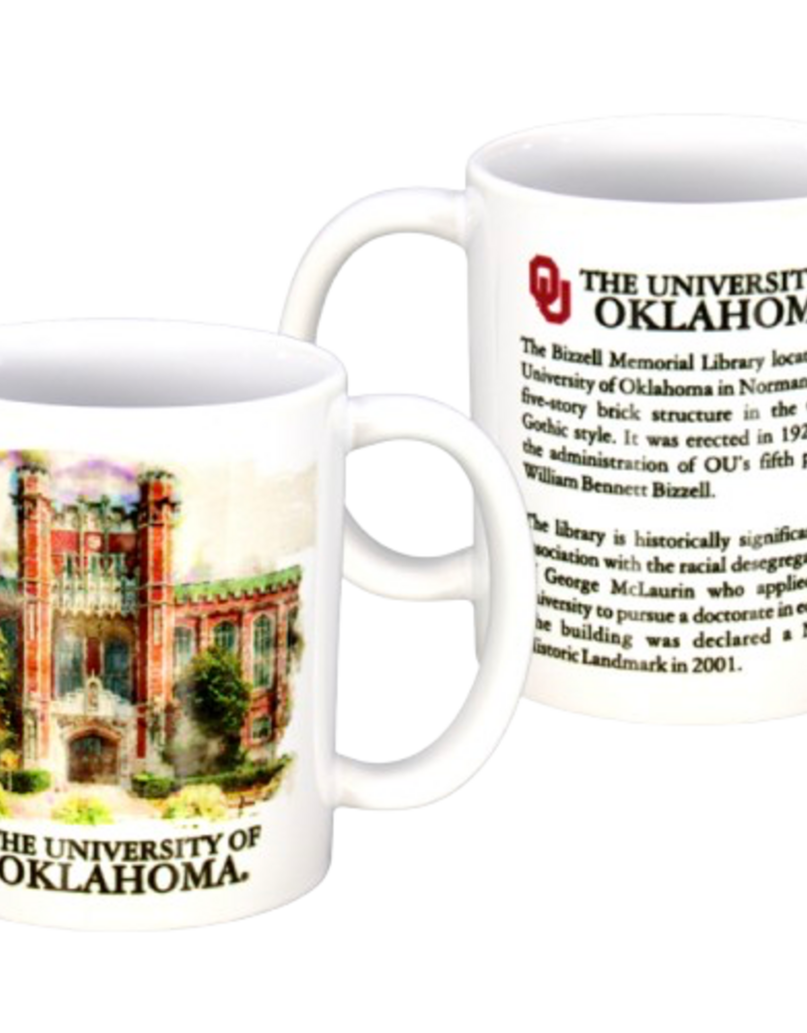 Jenkins 11oz OU Landmark Watercolor Mug