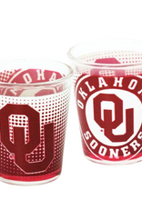 Jenkins OU Dot Pattern Shot Glass