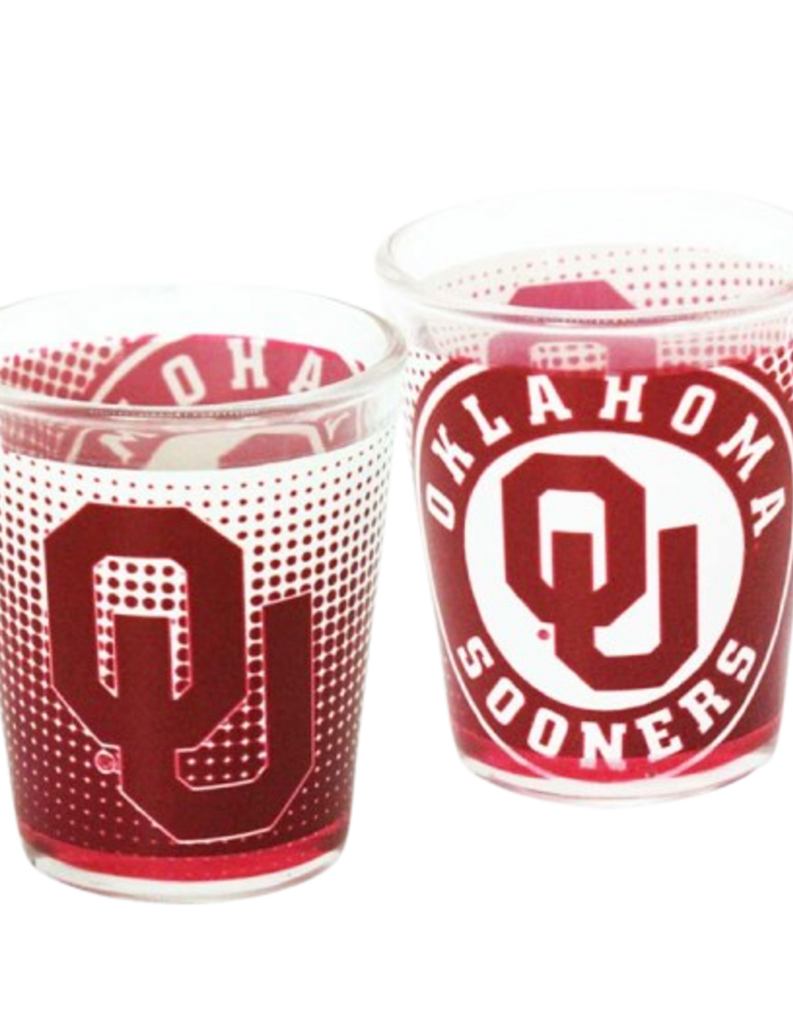 Jenkins OU Dot Pattern Shot Glass