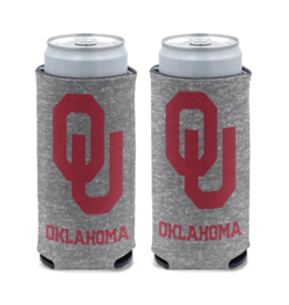 WinCraft 12oz OU Heathered Gray Slim Can Cooler