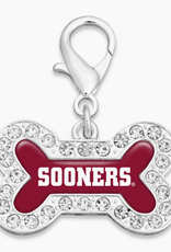 FTH Oklahoma Sooners Dog Bone Collar Charm
