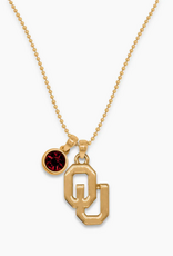 FTH Oklahoma Sooner Kendra Necklace