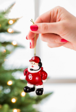 Evergreen Coach Santa Christmas Ornament