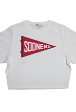 Kickoff Couture Sooners Chenille Pennant Tee