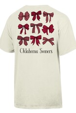 Comfort Wash Women's Bow Art Over Oklahoma Tee