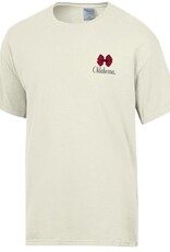 Comfort Wash Women's Bow Art Over Oklahoma Tee