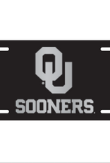 Spirit Products Spirit Stainless Steel OU Sooners License Plate