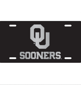 Spirit Products Spirit Stainless Steel OU Sooners License Plate