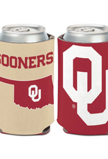 WinCraft 12oz OU Sooners State Shape Can Cooler
