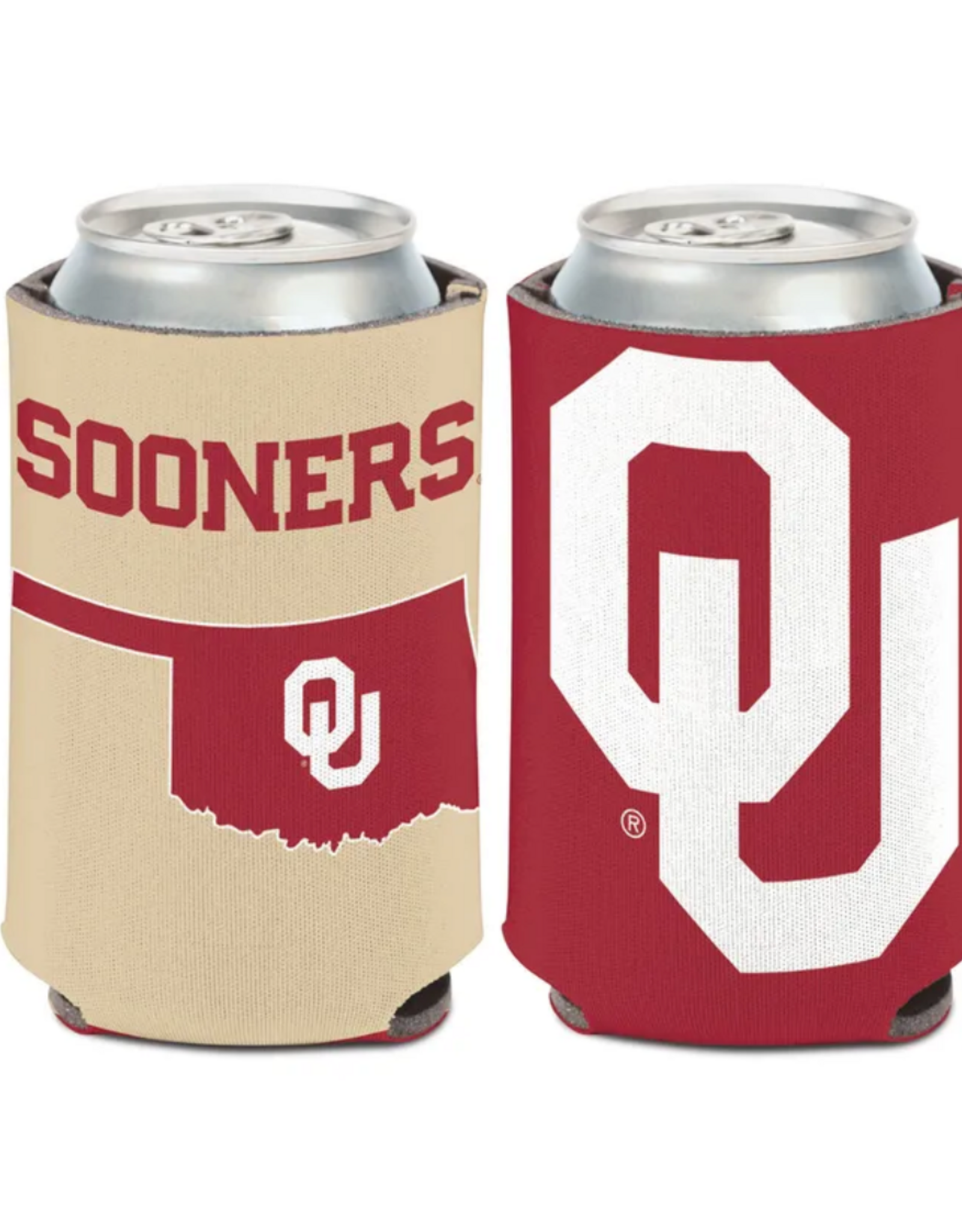 WinCraft 12oz OU Sooners State Shape Can Cooler