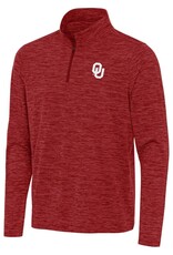 Antigua Men's Eternal Quarter Zip - Cardinal Heather