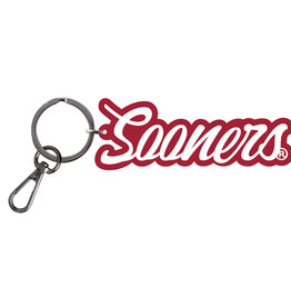 Neil Enterprises Sooners Acrylic Ziva Keytag